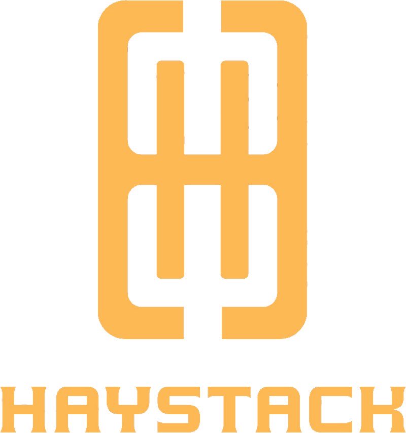 Haystack Wines monogram in gold