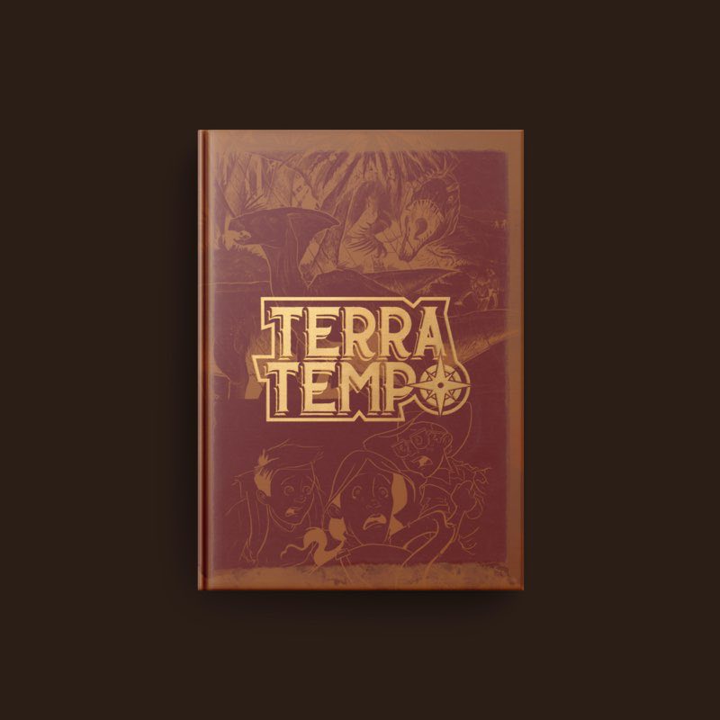 Terra Tempo logo on a book cover