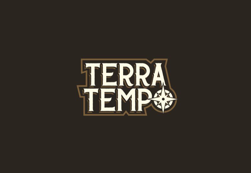 Terra Tempo wordmark with compass mark