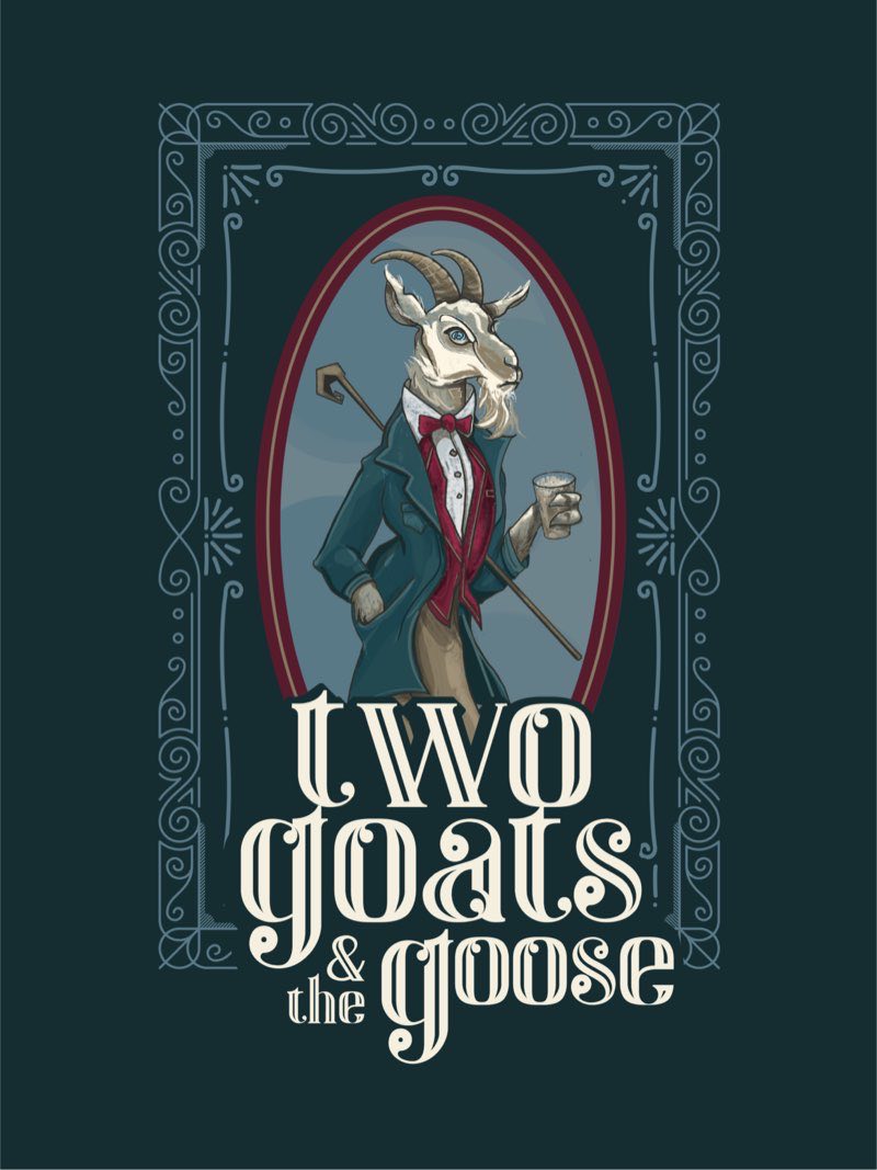 Two Goats and the Goose emblem