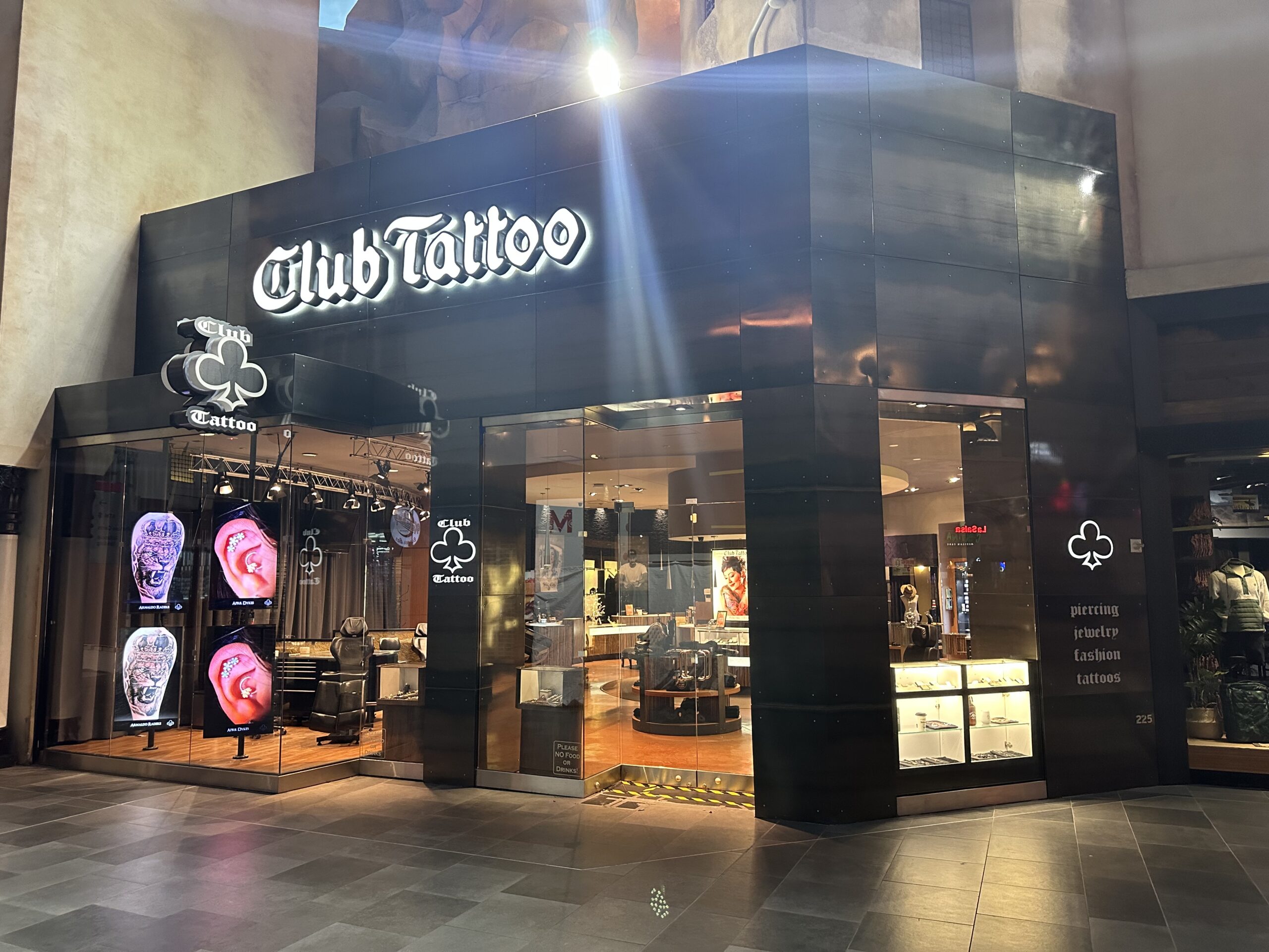 Club Tattoo — store interior