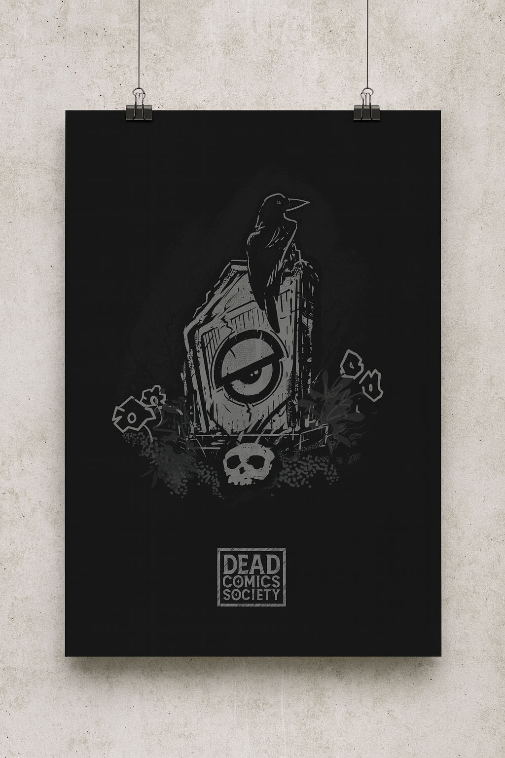 Raven poster mockup