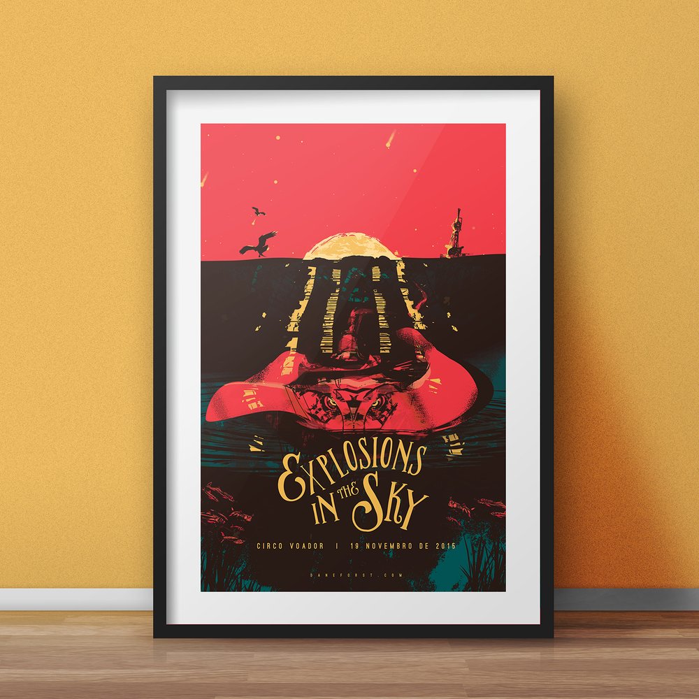 Explosions in the Sky gig poster