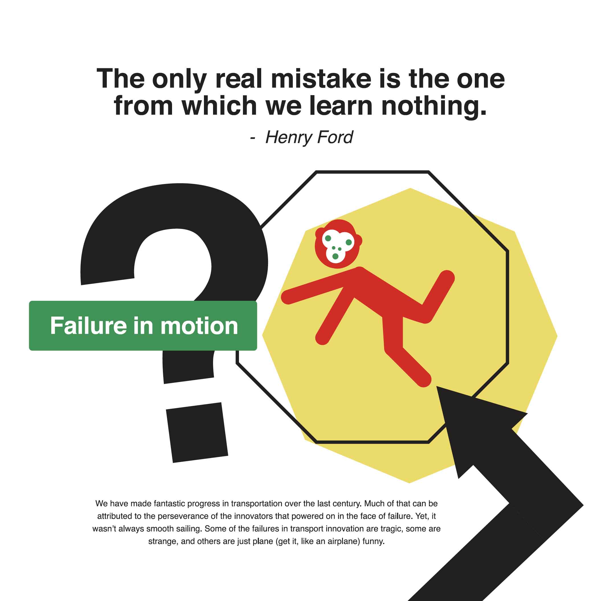 Museum of Failure — Failure in Motion panel