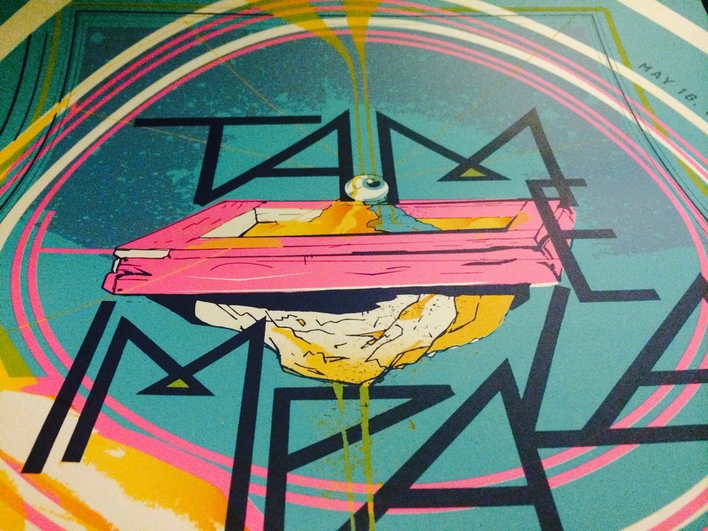 Tame Impala — eyeball character illustration detail